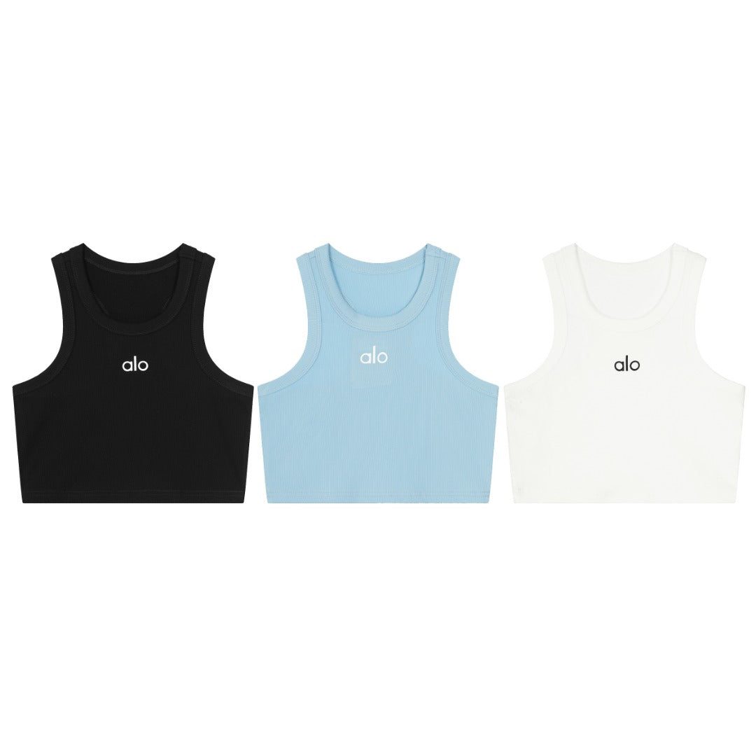 Top deportivo Crop Ribbed